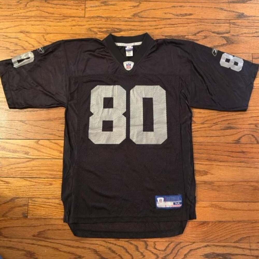 Reebok Jerry Rice Oakland Raiders Jersey Size M Black NFL